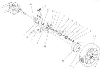 Part Location Diagram of 27-6250 Toro Bushing